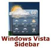 Windows Vista Sidebar Windows Vista Sidebar