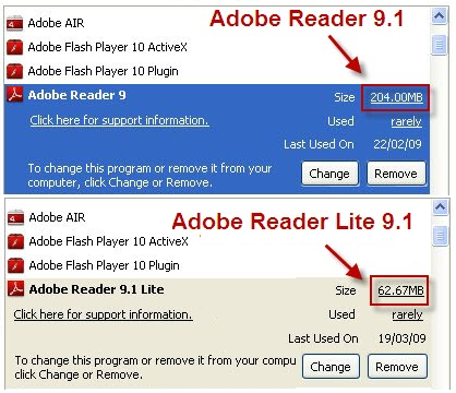 Adobe Reader & Adobe Reader Lite