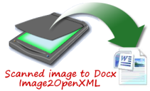 Convert Scanned Images to Office DocX Convert Scanned Images to Office DocX