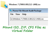 Mount ZIP, ISO, CFS Comme Virtual Folder Mount ZIP, ISO, CFS As Virtual Folder