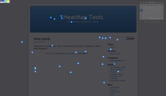 WordPress Blog Heatmap WordPress Blog Heatmap
