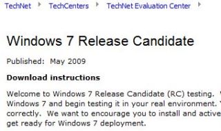 Windows 7 RC Windows 7 RC
