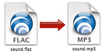 Convert flac to mp3