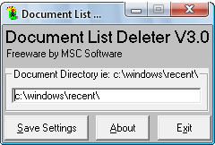 Liste de documents Deleter Document List Deleter