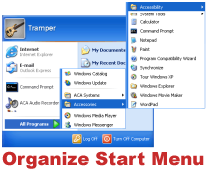Organize Windows Start Menu