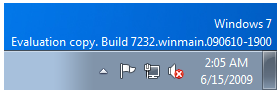 Windows 7 Build 7232 Wasserzeichen Windows 7 Build 7232 Watermark