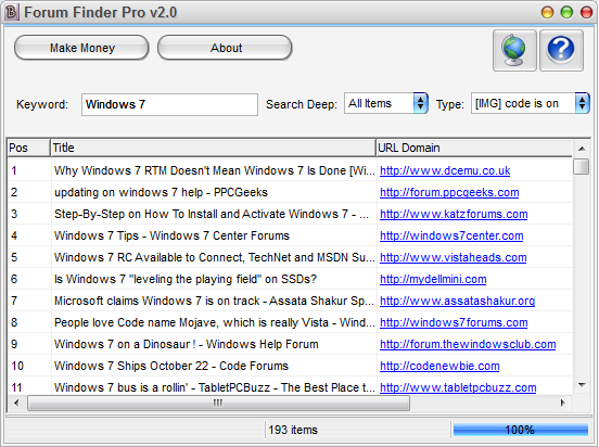 Forum Finder Pro