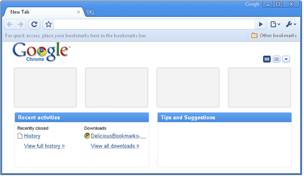 google chrome icons for mac. Screenshot of Google Chrome