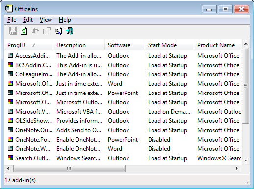 Addins - Microsoft Office Addin Manager Addins - Microsoft Office Addin Manager