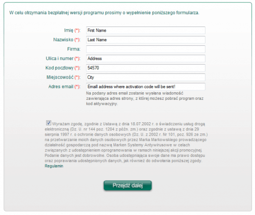 kaspersky Antivirus 2010 Fill Form