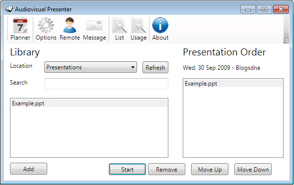 AudioVideoプレゼンター AudioVideo Presenter