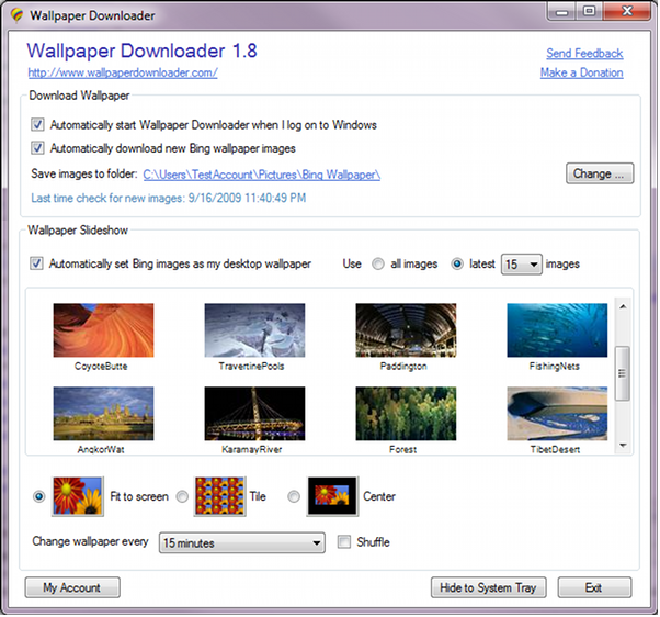 Bing Wallpaper Downloader