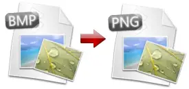 Convert bmp to png images
