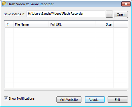 Flash Video & Game Recorder Flash Video & Game Recorder
