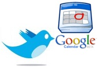 Twitter Connects to Google Calendar