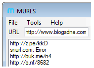 MURL URL Shortening Service