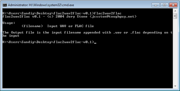 Flac2wav2flac
