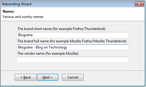 Firefox Rebrand Addon