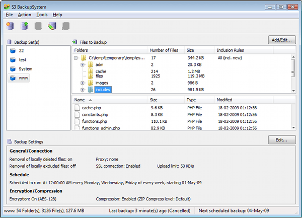 S3 BackupSystem