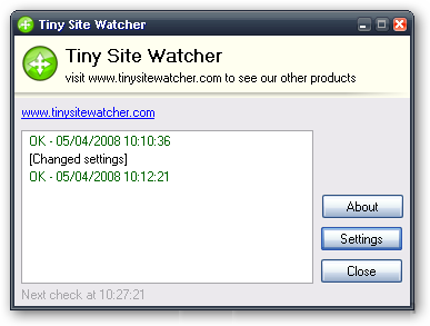 Tiny Site Watcher Tiny Site Watcher