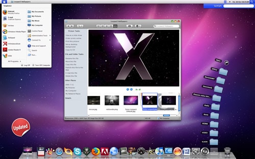 mac os x skin for windows xp