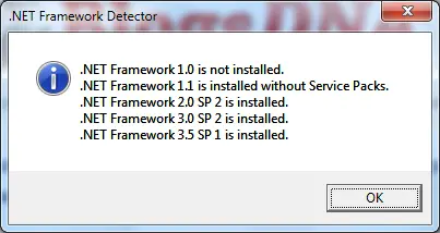 .Net Framework Detector
