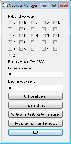 NoDrive Manager