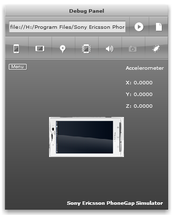 Sony Ericsson Phone Simulator