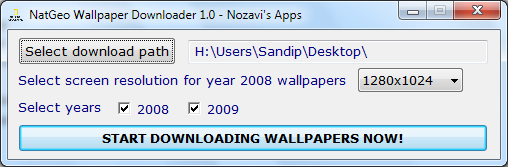 NatGeo Wallpaper Downloader