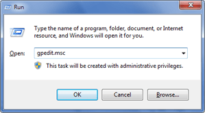 Windows 7 Run Command