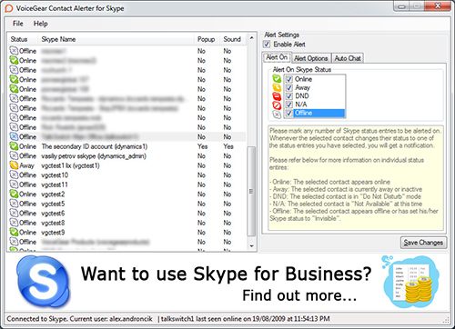 VoiceGear Contact Alerter