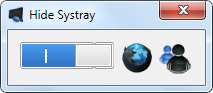 Windows 7 Systemtray Hider - Hide Systray