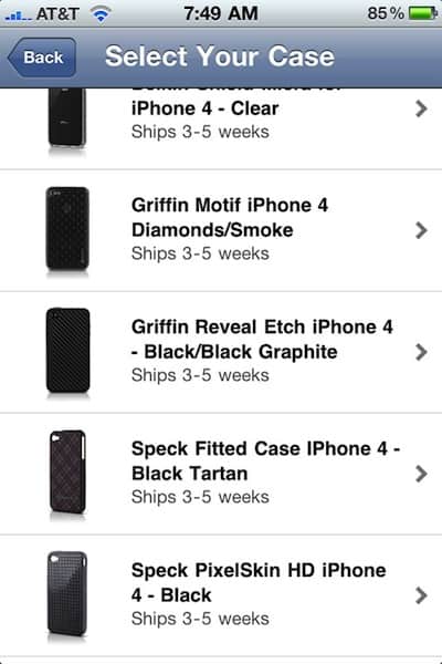 iphone 4 bumper case. iPhone 4 bumper/case
