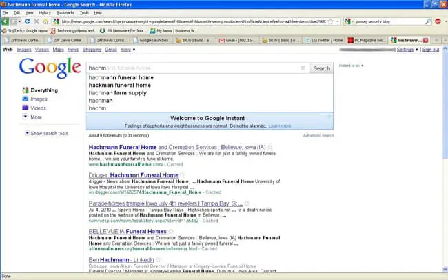  improvements to the Google Search Site. Google Instant Search Engine