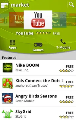 Android Market Homepage