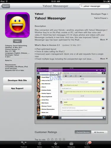 Yahoo Messenger S For Mobile