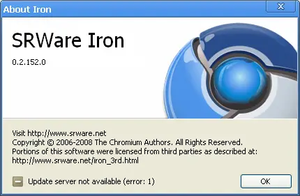 SRWare Iron Browser