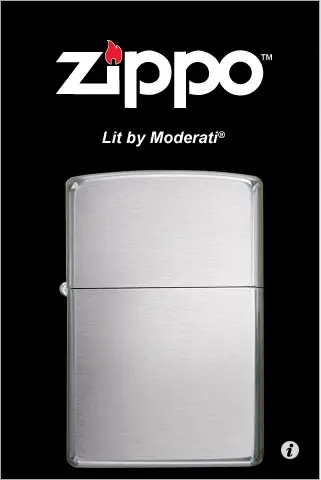 Free iPhone App Virtual Zippo Lighter