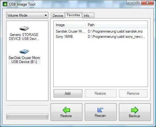 USB Image Manager