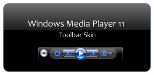 Windows Media Player Toolbar Skin