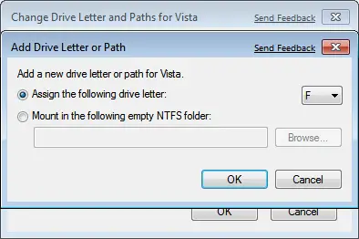 Windows 7 Change Drive Letter
