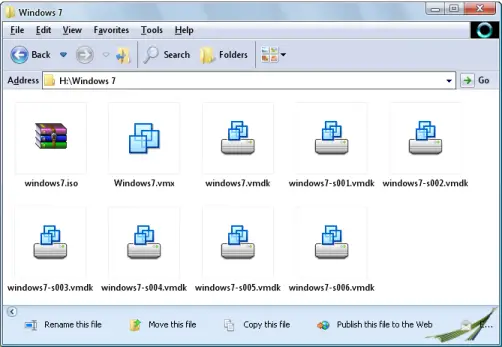 Windows 7 Folder Content