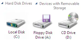 Windows 7 Hard Disk Drive