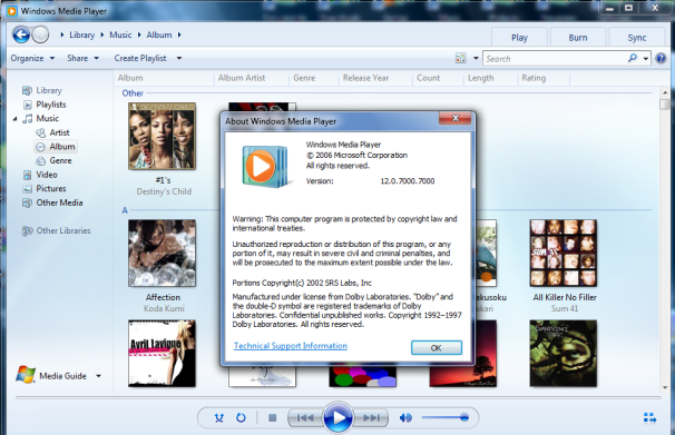 Windows Media Player 12