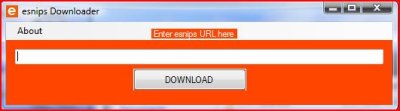 Esnips Downloader