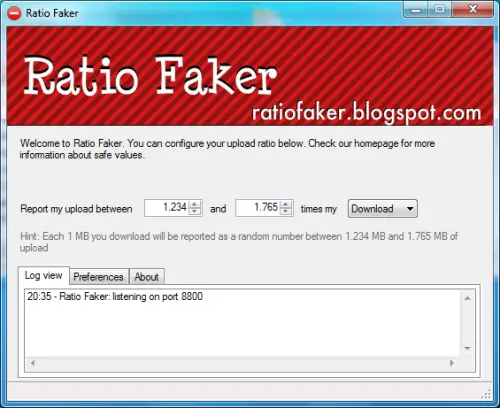 Ratio Faker 0.9.2