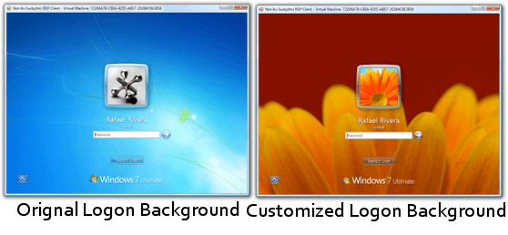 Customize Windows 7 Logon Background