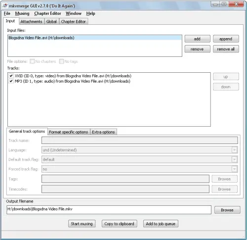 MKVtoolnix to Create & Edit mkv files