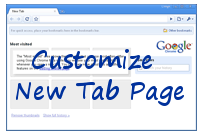 Google Chrome New Tab Page
