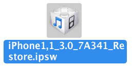 Cutom ipsw for iPhone OS 3.0